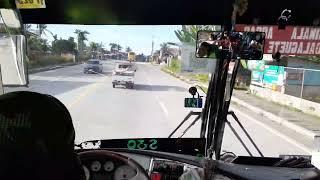 DONGFENG BUS EXTREMELY FOLLOWED KINGLONG BUS IN WIDE ROADS IN CEBU, PHILS.