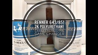 Renner 643/851 2k Polyurethane Cabinet Refinishing Game Changer