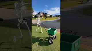 Its spooky lawn dad season ️