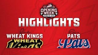 Brandon Wheat Kings at Regina Pats 9/21 | WHL Highlights 2024-25