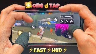 4 Finger Custom HudFast️GlooWall Tutorial Free FireHandcam Gameplay Full Control Setting 2025