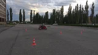 Gymkhana GP 2021 stage1 / Zakharyashev Alexandr Honda CBR600RR / heat1