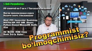 Programmist bo`lmoqchimisiz?