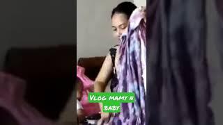 Vlog Mamy N baby_libe sambil menyusui anak#shorts