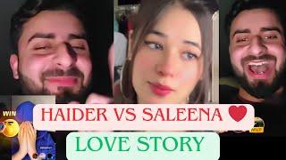 Haider Shah vs Saleena Love Story TikTok Live Match