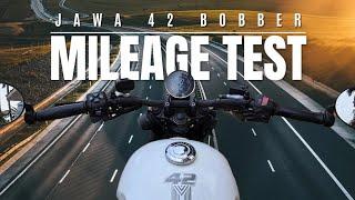 Jawa 42 Bobber Mileage Test #jawa42bobber #mileage #jawa42bobbermileage #jawamileage #mileagetest