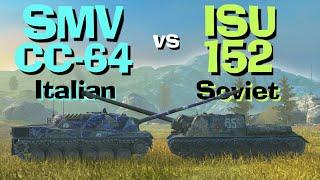 WOT Blitz Face Off || ISU-152 vs SMV CC-64