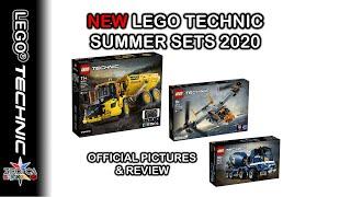 NEW LEGO Technic 2020 Summer Sets - 42112 42113 42114 Official Pictures & Review | 6x6 Volvo Hauler