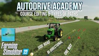 How to Edit a Course & Types of Paths for AutoDrive in FS22 | Farming Simulator 22 | EP 2