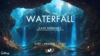 Gentle Waterfall & Bird Sounds| NO ADS | Relaxing Waterfall for Meditation - Sleeping