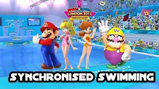 Mario & Sonic At The London 2012 Olympic Games Synchronised Swimming # 78 (Team Mario)