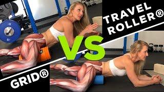 Travel Roller VS Grid Foam Roller Comparison // Full Body Massage