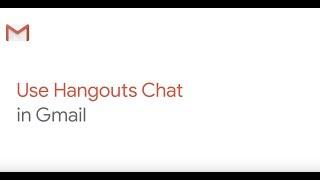 Use Hangouts chat in Gmail