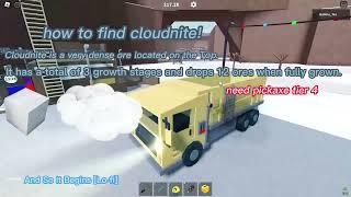 how to find cloudnite!(roblox)refinery cave