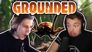 GROUNDED GAMEPLAY COMPILATION | BEST MOMENTS, TWITCH FAILS &  FUNNY REACTIONS (Forsen xQcOW  Lirik)