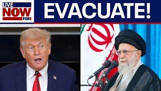 BREAKING: Trump says to 'immediately evacuate' Tehran