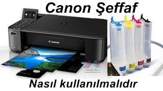 Printer Canon servis 'ten gelen ürünü nasıl kullanmalısınız.