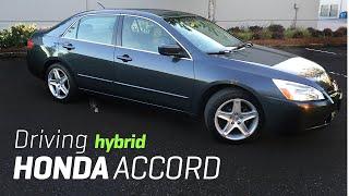 Driving 2005 Honda Accord Hybrid V6 POV