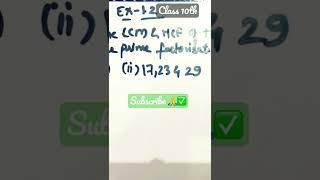 LCM and HCF by Prime Factorisation Method #realnumbers #class10 #maths #primefactorisationmethod