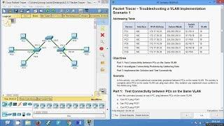 6.2.3.7 Packet Tracer - Troubleshooting a VLAN Implementation   Scenario 1