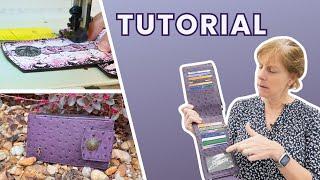 The Gemella Wallet Tutorial || Simply Classic Pattern #bagmaking