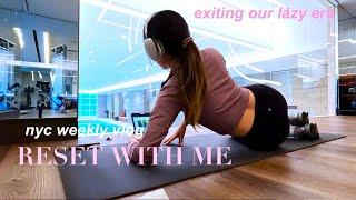 Life Reset Vlog getting my life together, productive habits, gym routine, skincare, healthy recipes