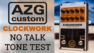 AZG Custom Clockwork Tube Preamp - Tone Test (No Talk)