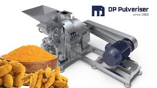 Turmeric/Curcumin Powder Grinding in a DP IP-32 Impact Pulveriser