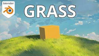 Simple Grass in Blender (Anime Grass Tutorial Part 1)