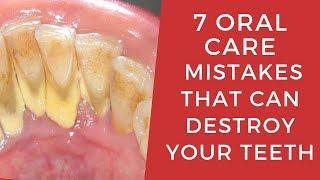 7 Oral Care Mistakes You Don't Know You're Making  Oral-B Electric Toothbrush  Teeth Whitening