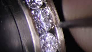 Channel Setting Round Diamonds