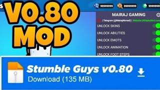 Stumble Guys Mod Apk 0.80 Hack Media fire Download Linlk in | Stumble Guys Mod Menu 0.80