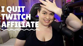 I Cancelled My Twitch Affiliate Contract