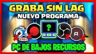  5 MEJORES PROGRAMAS para GRABAR la PANTALLA en PC de BAJOS RECURSOS  [SIN LAG y HD]  2022 