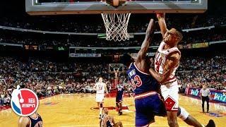 Scottie Pippen dunks on Patrick Ewing, then taunts Spike Lee | ESPN Archives