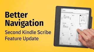 The 2nd Kindle Scribe update is now available