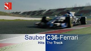 Sauber C36-Ferrari Hits The Track