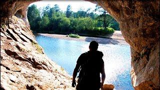 3 days camping trip - in a natural park, overnight in a tent by the river,  large cave, 3\3