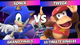 LMM Miami 2024 GRAND FINALS - Tweek (Diddy Kong) Vs. Sonix (Sonic) Smash Ultimate - SSBU