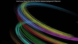 Line Curve Wave Arts colorful Rainbow abstract background 1 Aa1w merged