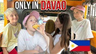 Going to the DURIAN FESTIVAL together with kids | Luxury Jeepney ride in Davao