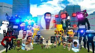 SKIBIDI TOILET 1-55 ALL BOSSES! 3x GOLDEN BOOMBOX MAN & CAMERA MAN & TV MAN & TV WOMAN in GMOD!