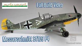 Eduard 1/48 Messerschmitt Bf109 F4, Aircraft Model Kit Full Build