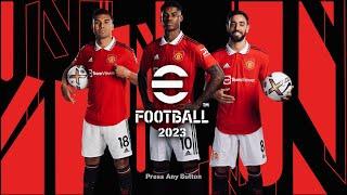 Graphic Menu eFootball Manchester United 2023 for PES 2017 by WinPES21