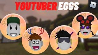 How to get ALL 4 YOUTUBER EGGS in EGG HUNT 2021 HANGOUT