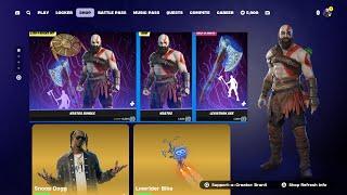 FORTNITE KRATOS SKIN + LEVIATHAN AXE PICKAXE RETURN RELEASE DATE IN FORTNITE ITEM SHOP 2024!