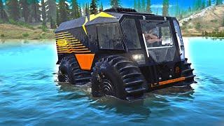 ПОПЛЫВЕТ ЛИ ШЕРП? или утонет? Mudrunner Spintires