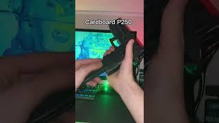 Cardboard P250 #callofduty #cardboardgun #papergun #viral #papergun