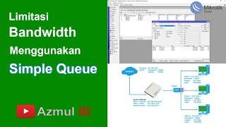 Cara Limitasi Bandwidth Menggunakan Simple Queue di Router Mikrotik - Mode IP Statik