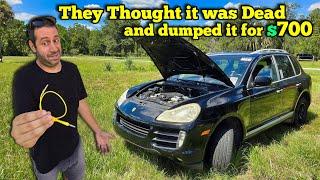 I Bought a Dead Porsche SUV for $700 and Fixed it with a Wire